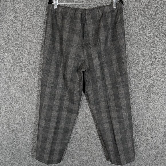 Babaton Aritzia Plaid Jimmy Pants Trousers - Women's Size L - Gray - Picture 3 of 7